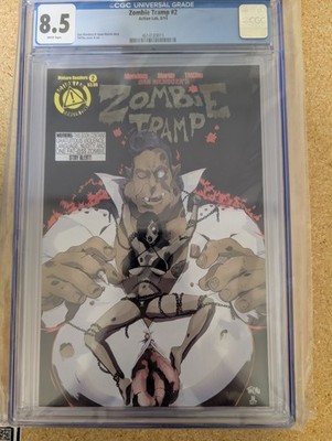 Zombie Tramp #2 (2014) Action Lab CGC 8.5 White  Pages