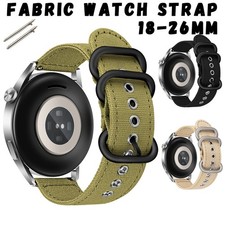 Universal Nylon Strap Fabric Watch Band 18 20mm 22mm 24 26mm Wristwatch Bracelet