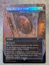 Kings Bay Clock Tower - Midnight Clock Secret Lair Drop  Rainbow Foil