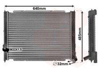 MotorküHler WasserküHler VAN Wezel 58002034 FüR VW T3 Transporter Bus Syncro Cat