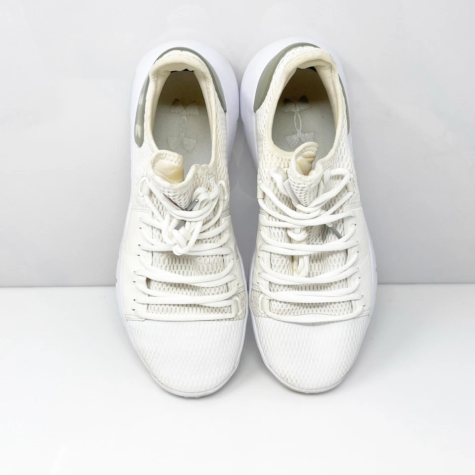 Under Armour Mens HOVR Havoc Low TB 3021593 White Running Shoes Sneakers Sz 10.5 - Image 4 of 4