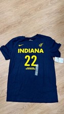 Nike Indiana Fever WNBA Caitlin Clark #22 Explorer Edition Tee Navy Mens Medium