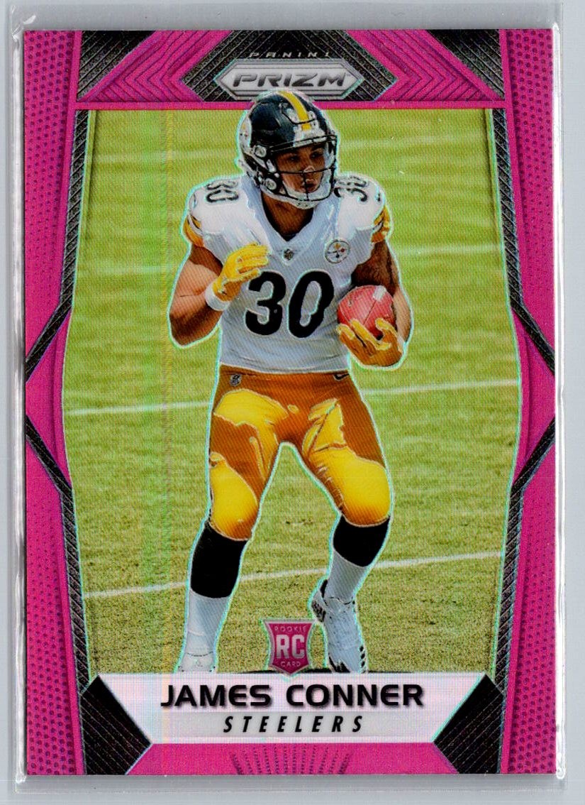 2017 Panini Prizm #225 James Conner Prizm Pink