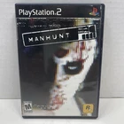 Manhunt (Sony PlayStation 2, 2003)  PS2 Rockstar Games W/Manual Tested & Works
