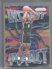 2021-22 Panini Prizm - Instant Impact Rookie #2 Cameron Thomas - Brooklyn Nets