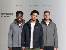 Under Armour Porter 3-in-1 2.0 Men’s Jacket 1371585 Waterproof Outdoor Gear