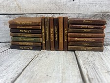 AS-IS Incomplete Set Antique William Shakespeare 19 Mini Books By Knickerbocker