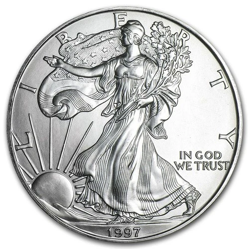 1997 American Silver Eagle - BU .999 Silver -1