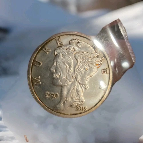 2018 Z50 1oz Silver Zombucks Murk Diem Round