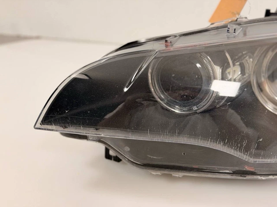 08-14 Conjunto de faros de xenón BMW X6 E71 AFS con lente restaurada probada por conductores LH Foto 3 de 4