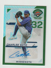 2025 Panini Prospects-Charlee Soto Autograph #72-Minnesota Twins