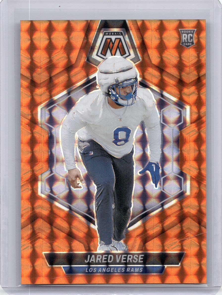 2024 Panini Mosaic #319 Jared Verse Mosaic Orange #/199