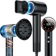 Snugluv Professional Hair Blow Dryer with Diffuser and Nozzle for Home