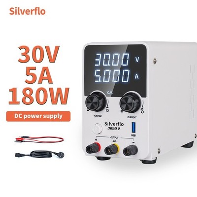 150W DC Adjustable 0-30V 0-5A Lab Power Supply Variable Bench Switching