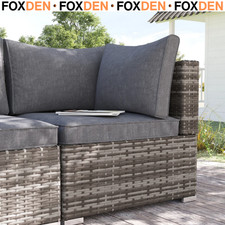 Rattan Corner Sofa Chair with