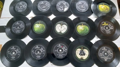 JOB LOT OF 90 7" singles BEATLES,STONES.,BEACH  BOYS,SEARCHERS,MONKEES,DAKOTAS
