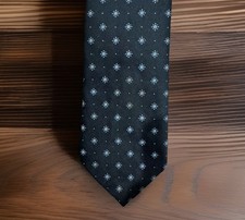 John Remington Collection Navy Blue Silk Necktie