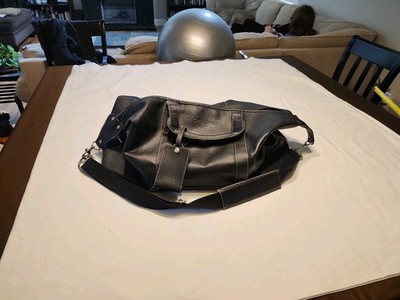 BARRINGTON NEW PEBBLE LEATHER CABIN, TRAVEL, CARRY ON BAG. CME GROUP