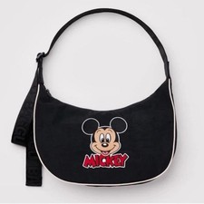 NWT Baggu Disney Mickey Medium Nylon Crescent Bag