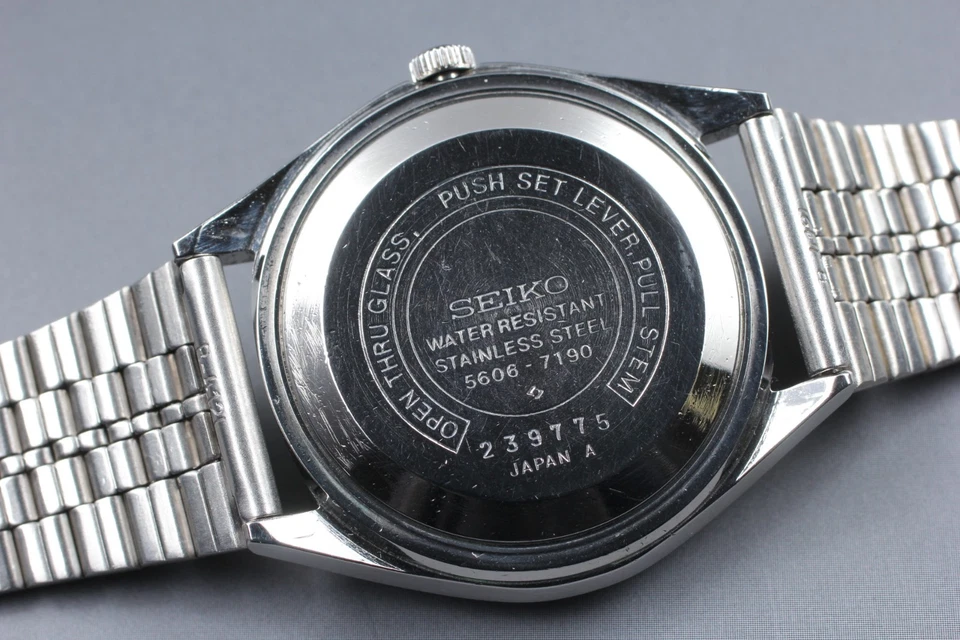 Vintage 1972 [Near Mint] Seiko Lord Matic 5606-7190 Automatic Watch From Japan - Image 4 of 4