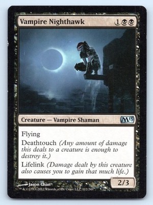 Vampire Nighthawk 112 Uncommon Magic 2013 (M13) Magic: The Gathering LP