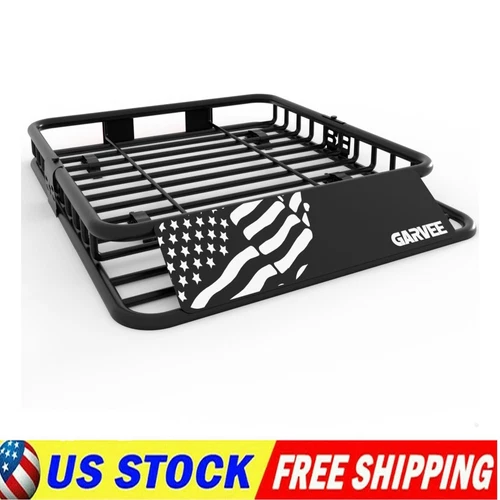 5 Sizes Roof Rack Cargo Basket Rooftop Carrier Universal Car SUVLuggage Holder