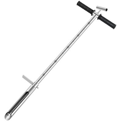 40 Inch Soil Sampler Probe, Stainless Steel Core 40 inch, metallic color