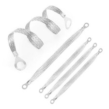 Automotive Ground Strap Kit, 3PCS 10 0.55inch and 2PCS 13.7 0.55inch Copper