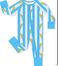 Baby’s Bamboo Fibre Sleepsuit With Bananas In Pyjamas  Print 0/3 Months