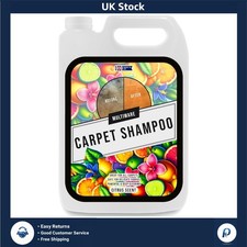 Powerful Citrus Carpet Shampoo Cleaner 5L For All Machines Safe Pet Odor 4.20 per litre