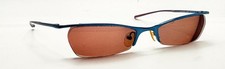 Vintage Kashiyama BI-34 Pink Blue Oval Half-Rim Sunglasses FRAMES ONLY Japan