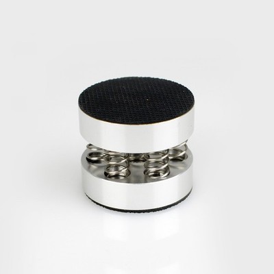 4pcs 44mm Aluminium Speaker Shock Spikes Subwoofer Stand Foot Isolation Feet+Pad