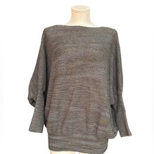 prAna open back Sweater   Gray   L