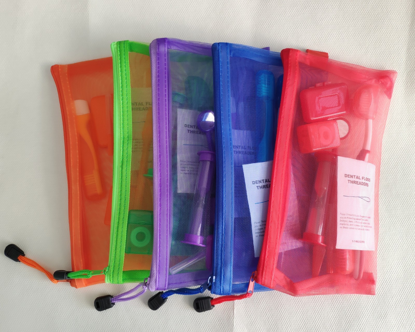 1 Set Dental Care Toothbrush Kit Orthodontic Teeth Floss Oral Cleaning Tools