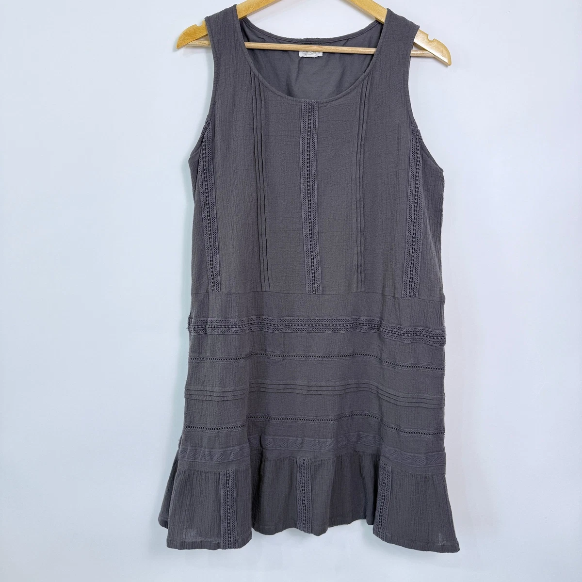 crochet dress long Sienna Hues Crochet Dress Medium 7/8-9/10