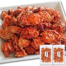Snack japonés cangrejo crujiente frito dulce y picante salsa de soja 136g×2 de JPN