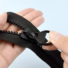 60cm-300cm Long Zips Heavy Duty 8# Open End Zipper For Down Jacket Coat DIY