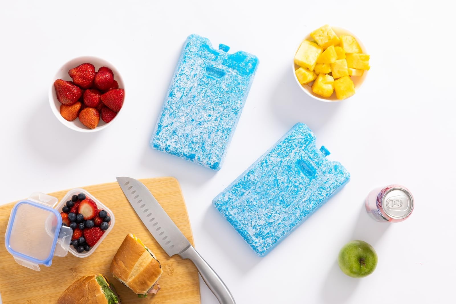 Large Maxcold 2 Pack Ice Block, Reusable Ice Packs for Coolers, Freezer Pack,...