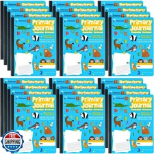 Fulmoon 24 Pcs Primary Composition Notebook K-2 with Picture Space Primary Jo