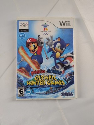 Mario & Sonic at the Olympic Winter Games Nintendo Wii Tested Works Fast Ship