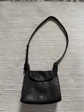 Cuyana Double Loop Black Bag 