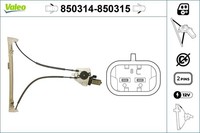 Fensterheber Valeo 850314 FüR CitroËN Peugeot 106 S1 1A 1C S0 Saxo 1 2 Bifuel