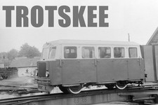 35mm Negative CFR Romania Railways Diesel Railcar 1968 