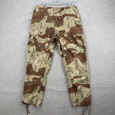 US Military Pants Medium 34x30 Chocolate Chip Desert Camo Cargo Paratrooper Army