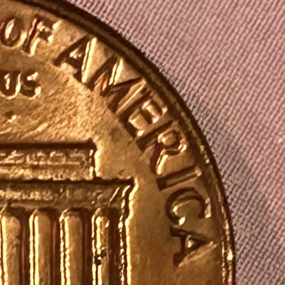 1983 Double Die Reverse! Lincoln Memorial Penny Copper Cent - Image 3 of 4
