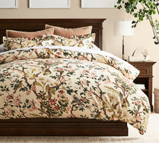 Pottery Barn Nola Songbird Duvet Cover Floral Bedding