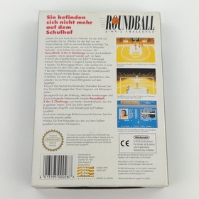 Nintendo NES Spiel: Roundball 2-on-2 Challenge - Basketball OVP CIB (PAL-B NOE)