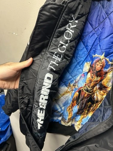 LEAGUE OF LEGENDS 2023 World Championships Korea Staff Bomber Jacket Large Riot image 6