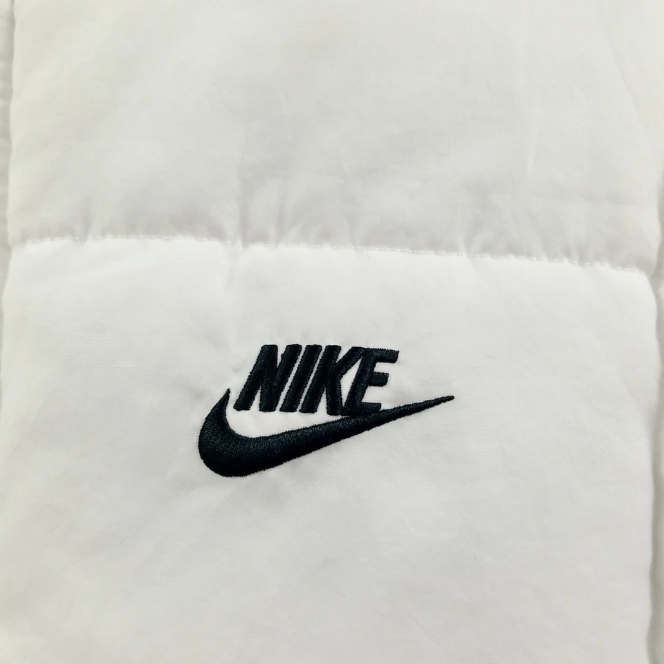 Nike Sportswear Classic Puffer Therma-Fit Loose Vest White FB7679 Women's M - Image 2 of 4