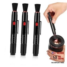 3 Pcs Lens Pen Brush Kit for Cleaning Camera Lenses and Screens Multifunction